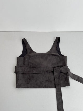 wide belt vest