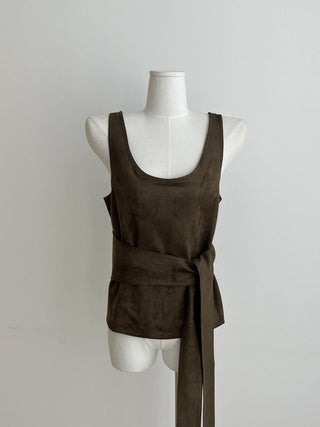 wide belt vest