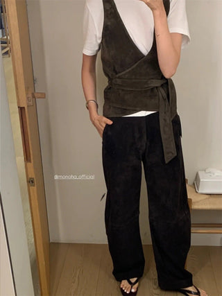 wide belt vest