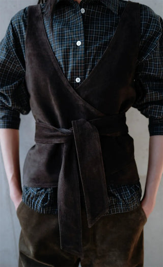 wide belt vest