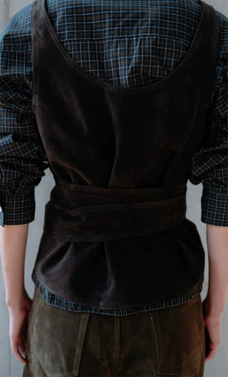 wide belt vest