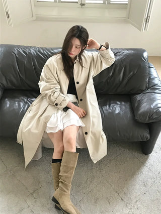 stand collar trench