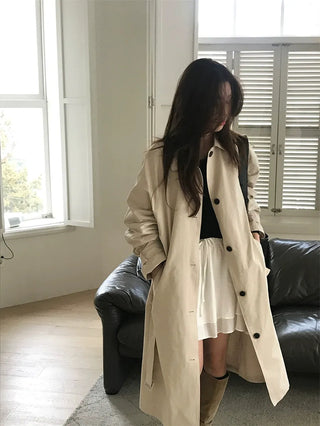stand collar trench