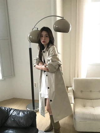 stand collar trench