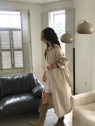 stand collar trench