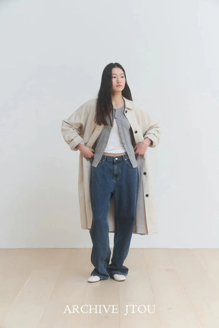 stand collar trench