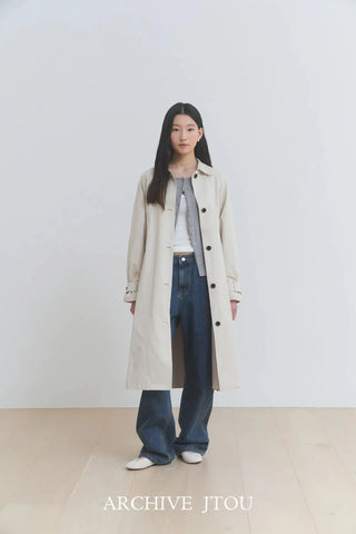 stand collar trench