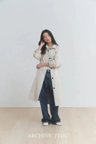stand collar trench