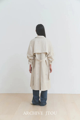 stand collar trench