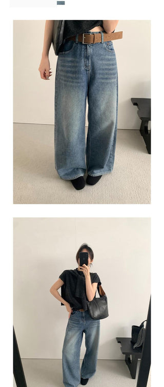 fleece straight jeans