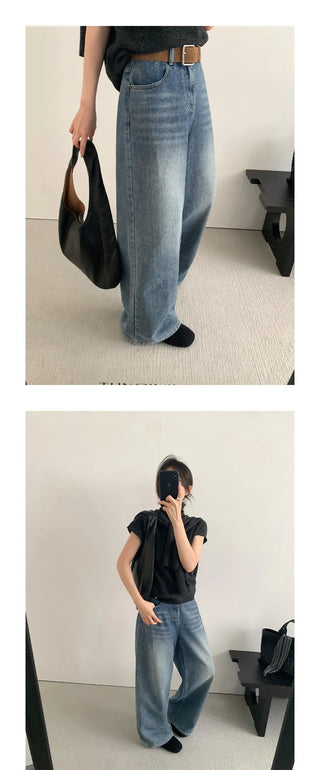 fleece straight jeans