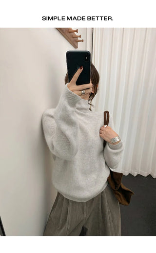 raccoon wool sweater