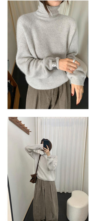 raccoon wool sweater