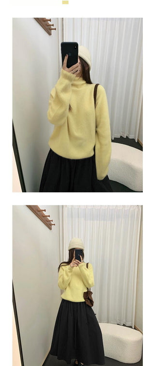 raccoon wool sweater