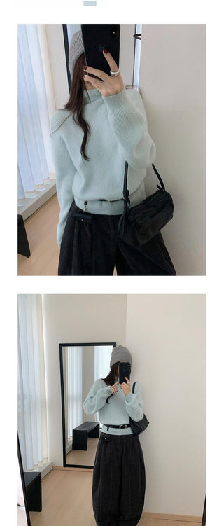 raccoon wool sweater