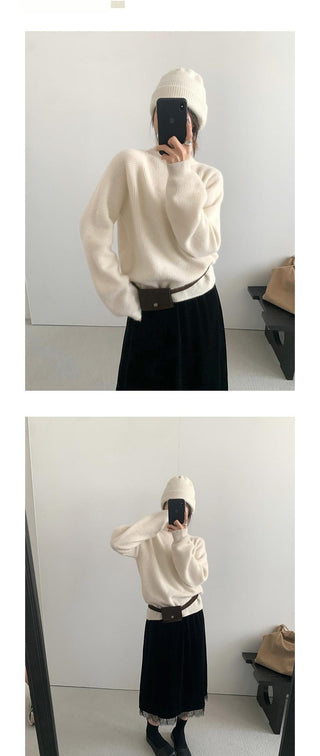 raccoon wool sweater