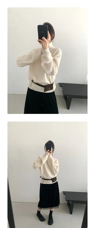 raccoon wool sweater