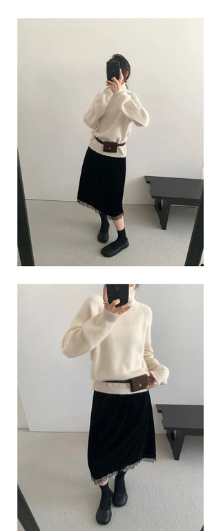 raccoon wool sweater