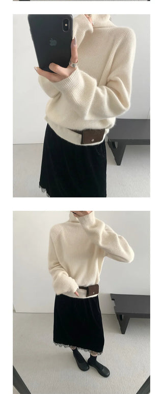 raccoon wool sweater