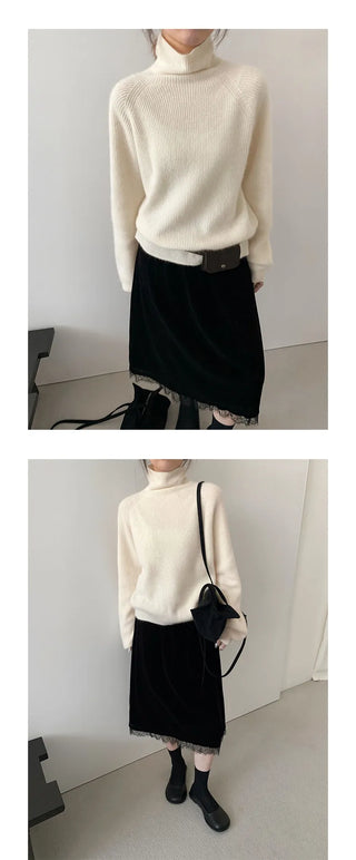 raccoon wool sweater