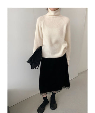 raccoon wool sweater