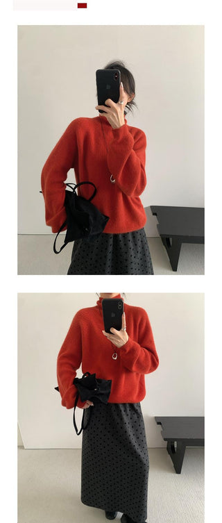 raccoon wool sweater