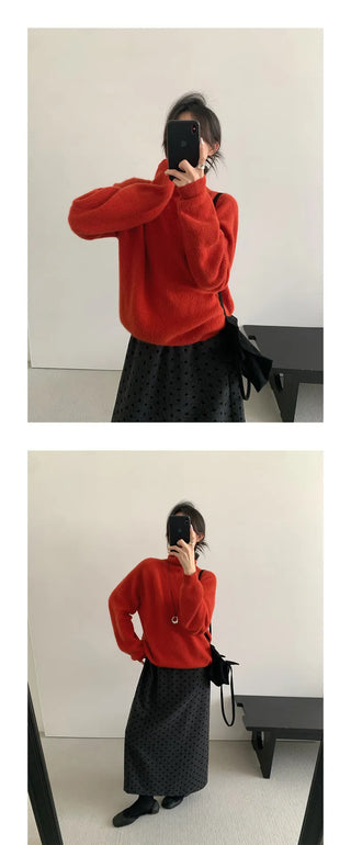 raccoon wool sweater