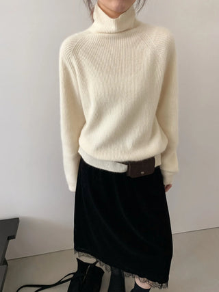 raccoon wool sweater
