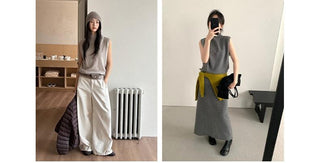 sleeveless turtleneck vest