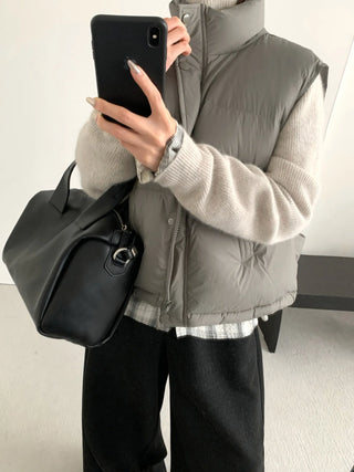 sleeveless down vest