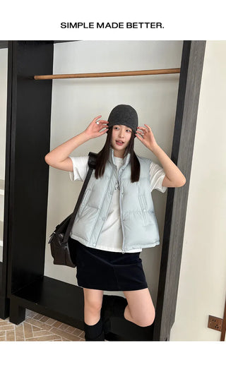 sleeveless down vest