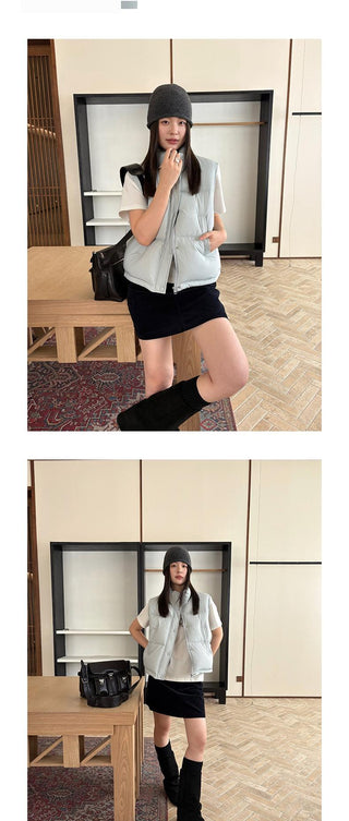 sleeveless down vest