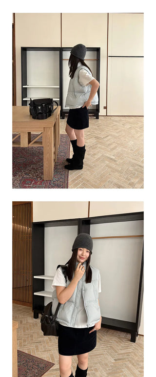 sleeveless down vest