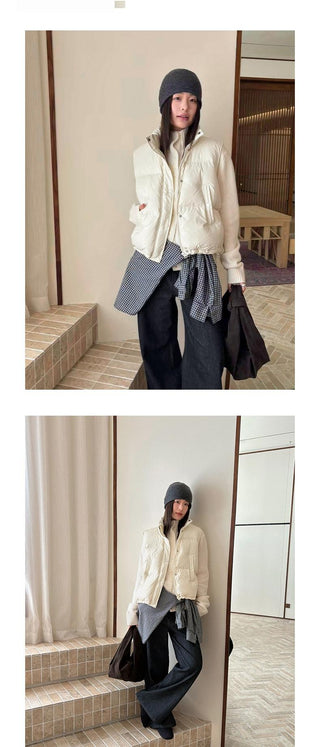 sleeveless down vest