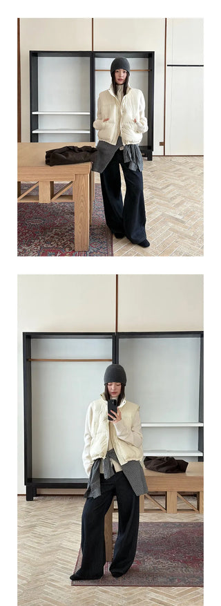 sleeveless down vest