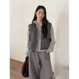 sleeveless down vest