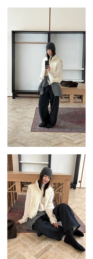 sleeveless down vest