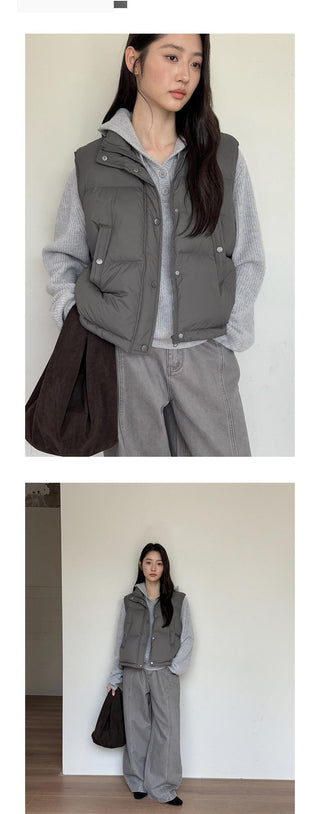 sleeveless down vest