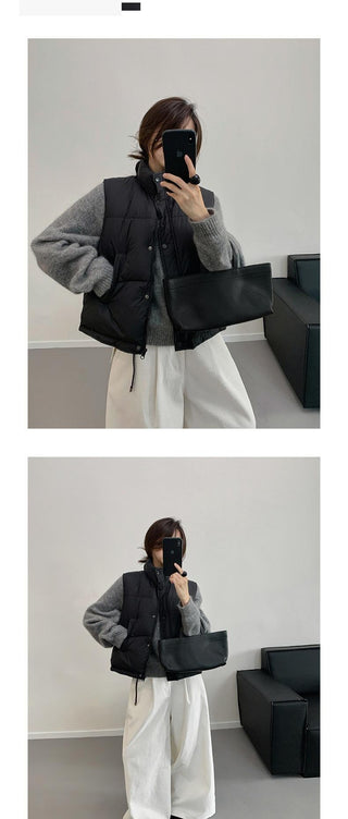 sleeveless down vest