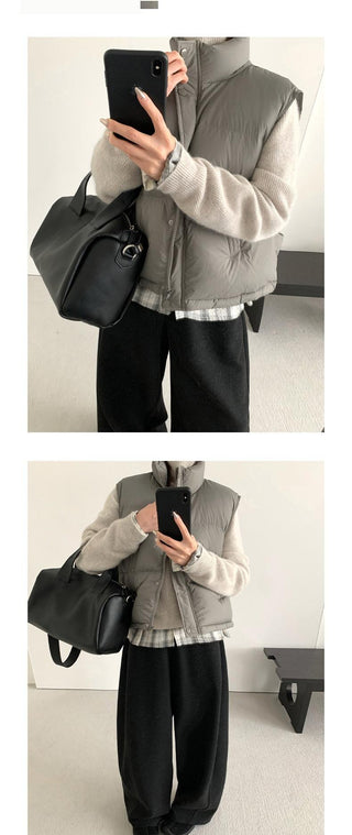 sleeveless down vest