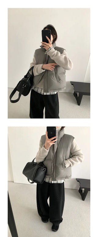 sleeveless down vest