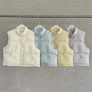 sleeveless down vest