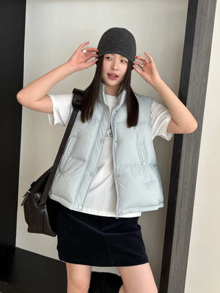 sleeveless down vest