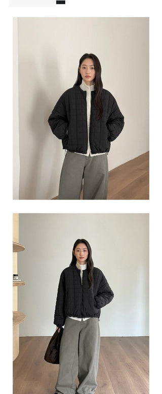 quilted baseball jacket