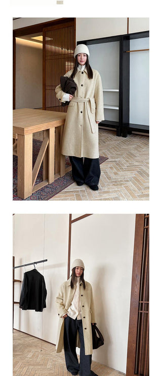 reversible wool coat