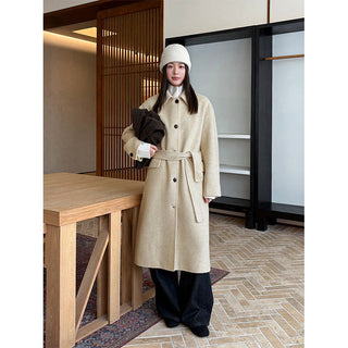 reversible wool coat
