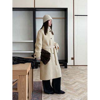 reversible wool coat