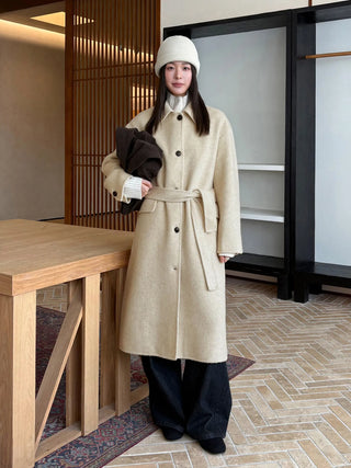 reversible wool coat