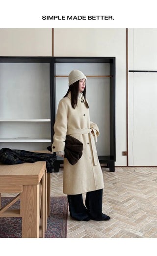 reversible wool coat