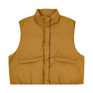 embroidery down vest